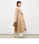 【一部WEB限定色】アンゴラビーバーベルテッドロングコート