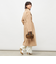 【一部WEB限定色】アンゴラビーバーベルテッドロングコート