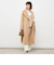 【一部WEB限定色】アンゴラビーバーベルテッドロングコート