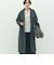 【一部WEB限定色】アンゴラビーバーベルテッドロングコート