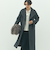 【一部WEB限定色】アンゴラビーバーベルテッドロングコート