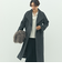 【一部WEB限定色】アンゴラビーバーベルテッドロングコート