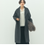 【一部WEB限定色】アンゴラビーバーベルテッドロングコート