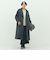 【一部WEB限定色】アンゴラビーバーベルテッドロングコート