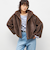 ECOPELフェイクファーショートコート