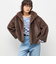 ECOPELフェイクファーショートコート