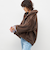 ECOPELフェイクファーショートコート