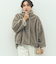 ECOPELフェイクファーショートコート