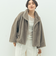 ECOPELフェイクファーショートコート