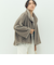ECOPELフェイクファーショートコート