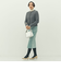 ウォッシャブルストレッチスエード切替タイトスカート