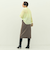 ウォッシャブルストレッチスエード切替タイトスカート