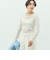 ウォッシャブルカシミヤシルクシアーラメドレープロンT
