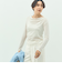 ウォッシャブルカシミヤシルクシアーラメドレープロンT