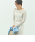 ウォッシャブルカシミヤシルクシアーラメドレープロンT