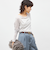 ウォッシャブルカシミヤシルクシアーラメドレープロンT