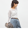 ウォッシャブルカシミヤシルクシアーラメドレープロンT