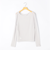 ウォッシャブルカシミヤシルクシアーラメドレープロンT