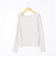 ウォッシャブルカシミヤシルクシアーラメドレープロンT
