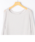 ウォッシャブルカシミヤシルクシアーラメドレープロンT
