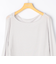 ウォッシャブルカシミヤシルクシアーラメドレープロンT