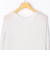 ウォッシャブルカシミヤシルクシアーラメドレープロンT