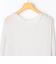 ウォッシャブルカシミヤシルクシアーラメドレープロンT