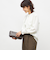 ウォッシャブルストレッチジョーゼットボウタイ風ブラウス