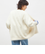 カシミヤ混ヘアリーVネックカーディガン
