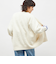 カシミヤ混ヘアリーVネックカーディガン
