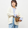 カシミヤ混ヘアリーVネックカーディガン