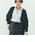 カシミヤ混ヘアリーVネックカーディガン