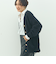 カシミヤ混ヘアリーVネックカーディガン