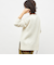 カシミヤ混ヘアリークルーネックプルオーバー