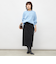 カシミヤ混ヘアリークルーネックプルオーバー