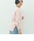 カシミヤ混ヘアリークルーネックプルオーバー