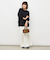 カシミヤ混ヘアリークルーネックプルオーバー