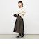 ヘアリーストレッチVネックプルオーバーニット