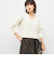 ヘアリーストレッチVネックプルオーバーニット