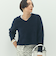 ヘアリーストレッチVネックプルオーバーニット