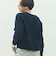ヘアリーストレッチVネックプルオーバーニット