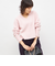 ヘアリーストレッチVネックプルオーバーニット