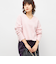 ヘアリーストレッチVネックプルオーバーニット
