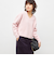 ヘアリーストレッチVネックプルオーバーニット