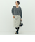 ヘアリーストレッチVネックプルオーバーニット