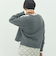 ヘアリーストレッチVネックプルオーバーニット