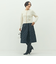 ヘアリークルーネックニットジャケット