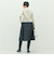 ヘアリークルーネックニットジャケット