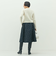 ヘアリークルーネックニットジャケット