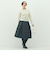 ヘアリークルーネックニットジャケット
